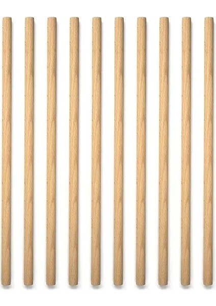10 Adet 10CMX1CM Tarzı Pcsset Doğal Kayın Ahşap Çubuklar Çubuklar Dıy El Sanatları Için Premium Dayanıklı Ahşap Dübel Bina Modeli Ağaç Işleme Ev Dekorasyonu (Yurt Dışından)