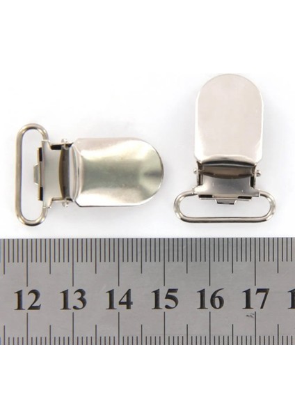 Sıcak 20 x Parantez Klipsleri Askı Kancaları Gümüş Renkli (Yurt Dışından) modelleri