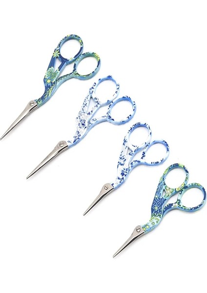 Beyaz Seramik 9,3 cm Stili 5 Çeşit Nakış Mavi ve Beyaz Porselen Patterors Çapraz Dikiş Avrupa Klasik Dıy Craft Terzilik Vintage Ors (Yurt Dışından) fırsatları