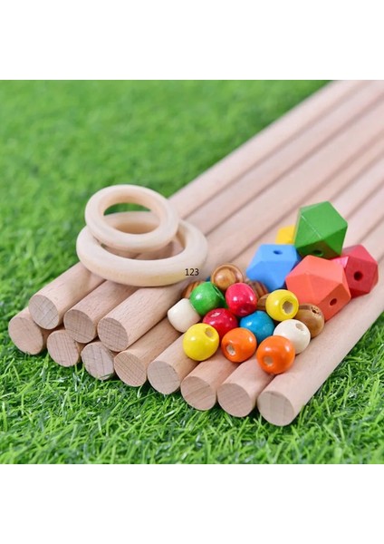 5 Adet 100MM Tarzı Doğal Ahşap Diş Çıkarma Boncuk Ahşap Halka Sopa Çocuk Çocuklar Dıy Ahşap Takı Yapımı El Sanatları Dreamcatcher Makrome Aksesuarları (Yurt Dışından) fiyatları
