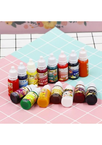 Siyah Stil Sıcak Satış Yüksek Konsantrasyon Uv Reçine Sıvı Inci Renk Boya Pigment Epoksi Dıy Takı Yapımı Için El Sanatları Sabun Yapımı Sabun Boyaları (Yurt Dışından)