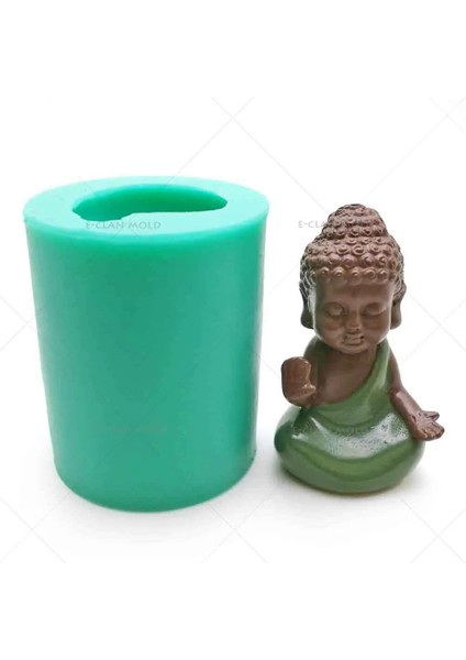Erik Tarzı 3D Buda Statu Silikon Kalıplar El Yapımı Sabun Mum Kalıp Kek Dekorasyon Araçları Çikolata Tatlı Pişirme Reçine Kalıp Sanat Hediye (Yurt Dışından)