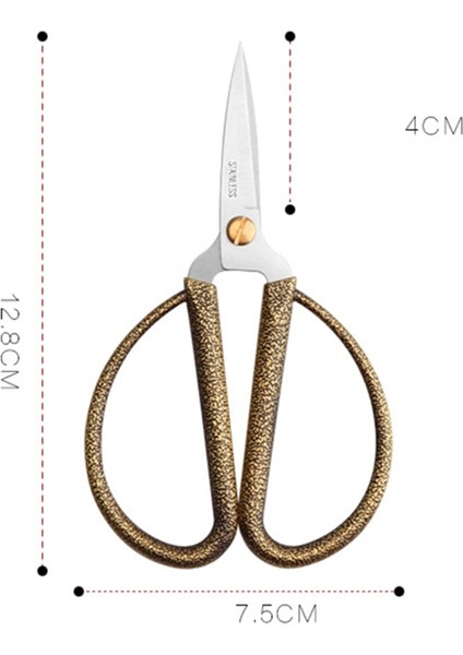 12.8cm Tarzı Merkez Dikiş Aletleri Paslanmaz Çelik Vintage Küçük Veya Dikiş ve Iğne Işi Için Zig Zag Veya Mini Veyas (Yurt Dışından)