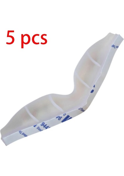 5 Adet Tarzı Pcs Yeniden Kullanılabilir Sissiz Maske Aksesuar Maskeleri Gözlüklerin Sislenmesini Önler Maske Burun Köprüsü Tutucu Braketi Silikon Ped (Yurt Dışından)