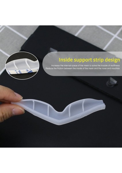 5 Adet Tarzı Pcs Yeniden Kullanılabilir Sissiz Maske Aksesuar Maskeleri Gözlüklerin Sislenmesini Önler Maske Burun Köprüsü Tutucu Braketi Silikon Ped (Yurt Dışından) modelleri