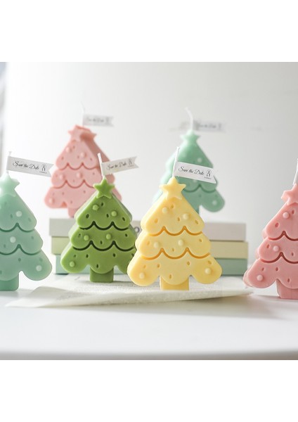 8.3x6.3x2.8cm Stili 3D Noel Ağacı Mum Kalıp Mum Yapımı Için Silikon Kalıp Dıy Kokulu Mum Noel Hediyeleri Yılbaşı Ağacı Kalıpları (Yurt Dışından) modelleri