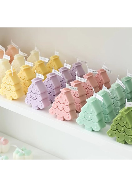 8.3x6.3x2.8cm Stili 3D Noel Ağacı Mum Kalıp Mum Yapımı Için Silikon Kalıp Dıy Kokulu Mum Noel Hediyeleri Yılbaşı Ağacı Kalıpları (Yurt Dışından) fırsatları