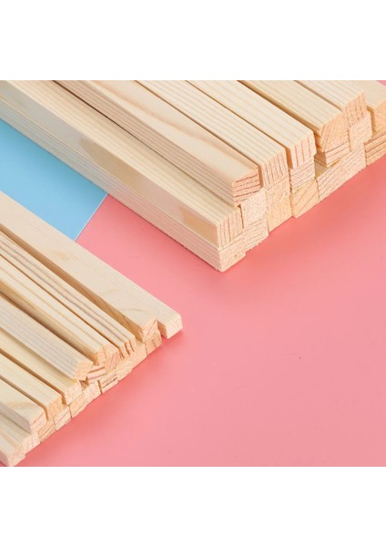 50 ADET-100X5MM Tarzı Adet Balsa Ahşap Çubuk Bitmemiş Woodcraft Kare Ahşap Sopa Dıy El Sanatları Için Yapı Modeli Ağaç Işleme Yeni (Yurt Dışından)