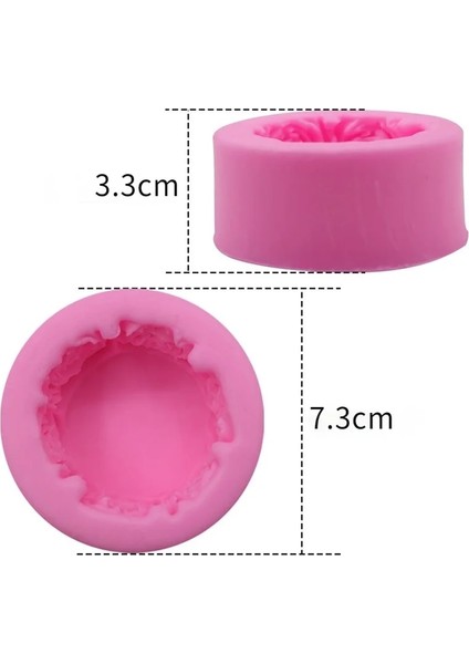 1 Kalıp Stili Gül Çiçek Mum Kalıp Fondan Çikolatalı Kek Kalıpları Aromaterapi Alçı Mum El Yapımı Sabun Kalıp Kek Pişirme (Yurt Dışından)