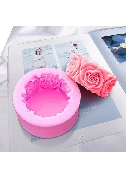 1 Kalıp Stili Gül Çiçek Mum Kalıp Fondan Çikolatalı Kek Kalıpları Aromaterapi Alçı Mum El Yapımı Sabun Kalıp Kek Pişirme (Yurt Dışından) fiyatları
