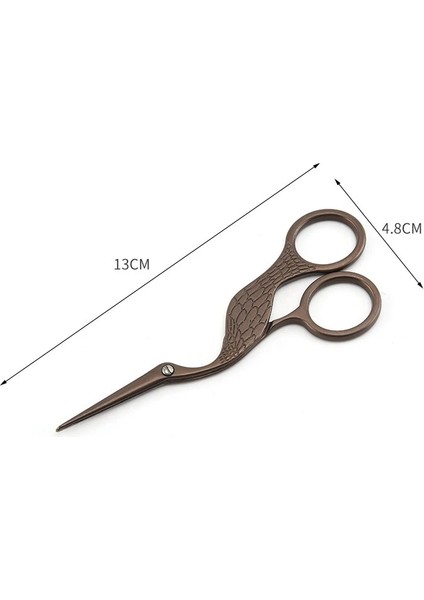 Koyu Kahverengi Tarzı 1 Adet Tailor'ors Dikiş Veya Oya Için Terzi Aksesuarları Vintage Heron Şekilli Paslanmaz Çelik Veya Dikiş (Yurt Dışından) fırsatları