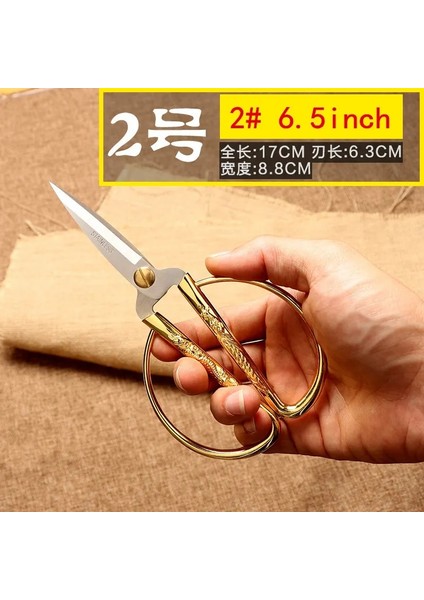 6.5 Inç 17X8.8CM Stili Meslek Paslanmaz Çelik Kağıt Kesme Ors Vintage Retro Dikiş Iğne Kumaş Için Dayanıklı Nakış Kuyruk (Yurt Dışından)