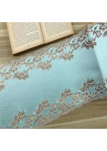 Floresan Yeşil Tarzı (2mlot)Spandex Dantel Trim Elastik Şerit Dantel Dikiş El Sanatları Malzeme Dantel Aksesuarları Kumaş Elastik Dantel Trim (Yurt Dışından) fırsatları