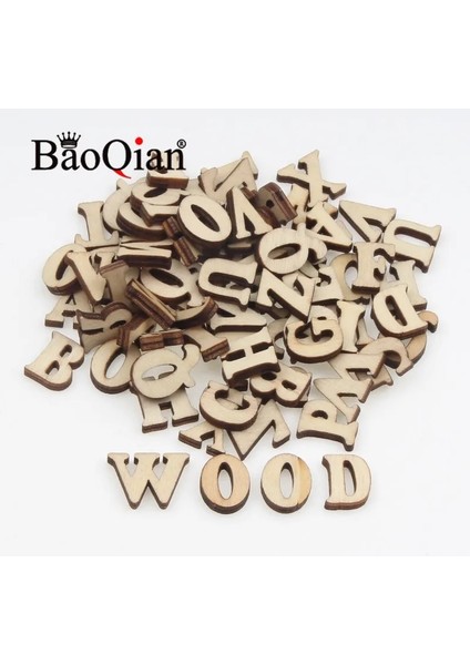 Lot Doğal Ahşap Karalama Defteri Mektup Desen Çocuk Eğitici Bulmaca Diy Charm Ev Dekorasyon El Sanatları (Yurt Dışından) fırsatları