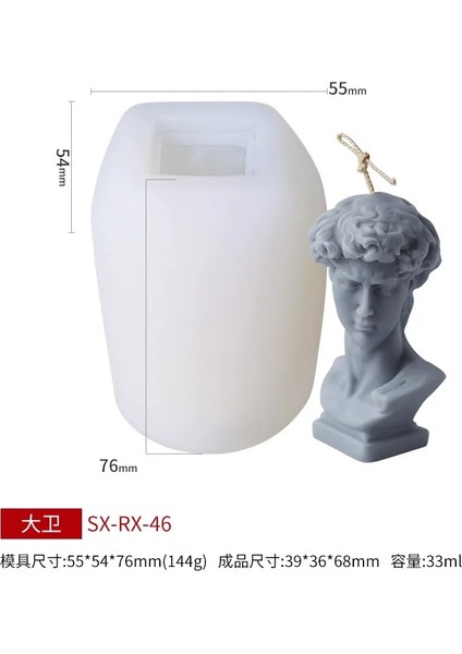 F Stili Dıy Sanat Kadın Heykeli Venüs Silikon Mum Kalıpları Alçı Portre Kalıp Heykel Kalıp Mum Buzlu Kek Çikolata Yapma Kalıp (Yurt Dışından) fiyatları