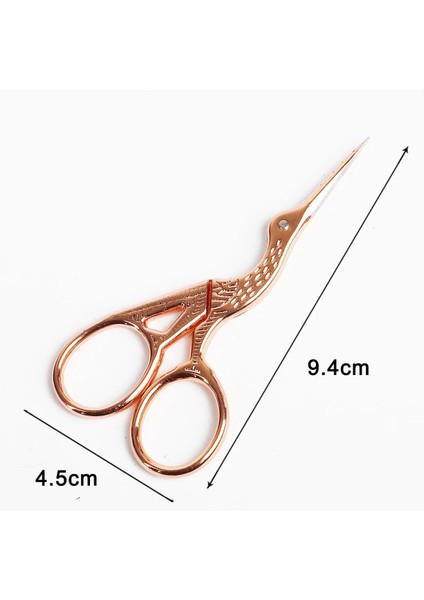 9.4cm Gül Tarzı Paslanmaz Çelik Claors Vinç Avrupa Tarzı Küçük Çapraz Stitor Dikiş Aksesuarları Ev Terzi Ors Anne Için (Yurt Dışından)