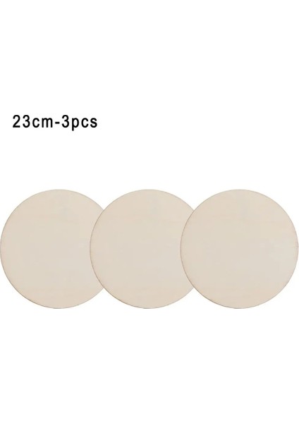 23CM-3PCS Tarzı Lot Yuvarlak Şekil El Yapımı Ahşap Parça Asılı Kolye Doğal Ahşap Süsleme Scrapbooking Ahşap Dıy El Sanatları Ev Dekorasyonu (Yurt Dışından)