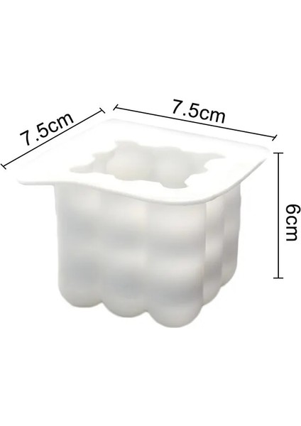 15CM Tarzı D Stereoscolicone Mum Kalıpları Dıy El Yapımı Kokulu Mum Kalıbı Epoksi Reçine Alçı Mum Yapımı Kalıp Kek Kalıpları (Yurt Dışından) fiyatları