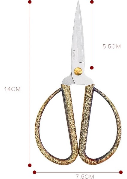 1 Stili Yazın 1 Adet Terzi Ors Ev Makası Dikiş Ors Düz Vintage Veya Nakış Kumaş Veya Sewin Için Kesici Aletler (Yurt Dışından)