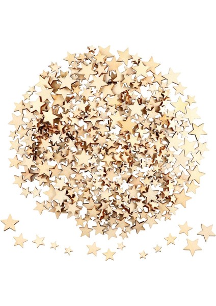Karışık Boyut 100PCS Tarzı Mini Ahşap Yıldız Dilimleri Karışık Boyutlu Ahşap Yıldız Dekoru Ahşap Yıldız Şekli Etiketleri Noel Düğün Parti Dıy El Sanatları Için (Yurt Dışından)