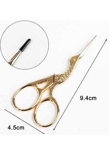 No.2 Tarzı Yüksek Li Dayanıklı Paslanmaz Çelik Vintage Klasik Nakış Ors Nail Art Leylek Vinç Kuş Ors Kesiciler Araçları (Yurt Dışından)