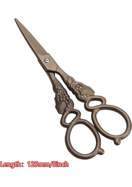 125 mm 5 Inç Stili 1 Adetlot Yenilikçi Bakkal Retro Veya Titanize El Sanatları Antika Paslanmaz Çelik Ev Aracı Hurda Rezervasyon Dikiş Veya (Yurt Dışından)