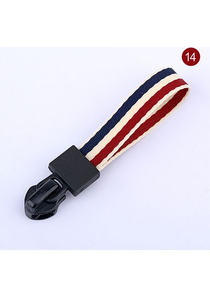 No.14 Tarzı No.5 20 Adet Adet No.5# Dokuma Fermuar Kaydırıcılar Şerit Fermuar Çekme Görünmez Zip Çanta Ceketler Için Ters Kurulum Zip Kafa Dıy Dikiş (Yurt Dışından)