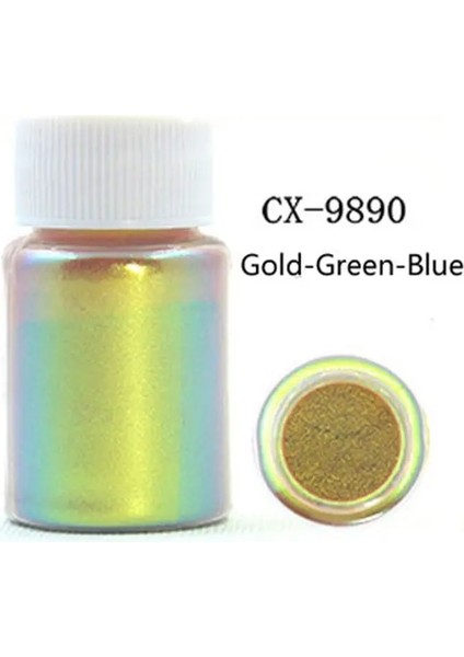NO.9890 Stili Ayna Bukalemunlar Pigment Sedefli Epoksi Reçine Glitter Sihirli Renksiz Toz Reçine Renklendirici Takı Yapımı Araçları (Yurt Dışından)