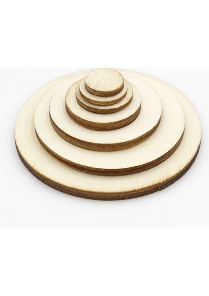 15MM 100 Adet Stil Adet mm Bitmemiş Ahşap Yuvarlak Daireler Yüzük Craft Kart Yapımı Scrapbooking Dıy Süsleme Sanatları Dekoratif El Sanatları (Yurt Dışından)