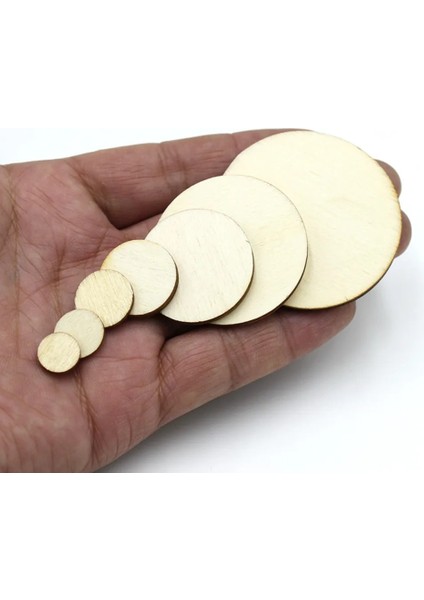 15MM 100 Adet Stil Adet mm Bitmemiş Ahşap Yuvarlak Daireler Yüzük Craft Kart Yapımı Scrapbooking Dıy Süsleme Sanatları Dekoratif El Sanatları (Yurt Dışından)