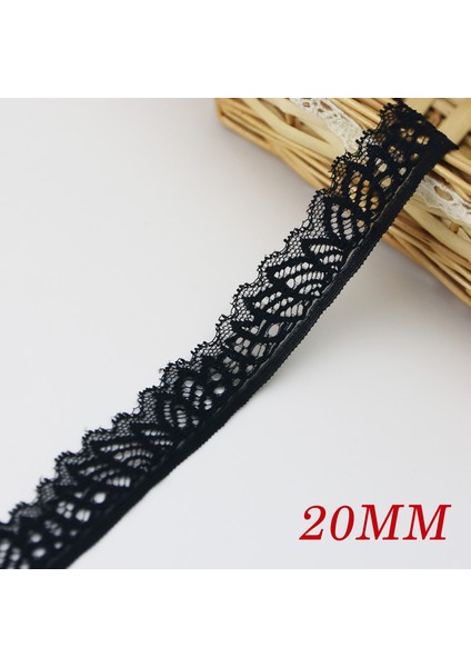 No.9 Tarzı (5 Metrelot) Siyah Streç Dantel Kumaş Iç Çamaşırı Dantelleri Trim Dıy El Sanatları Dikiş Kurdeleleri (Yurt Dışından) indirimleri
