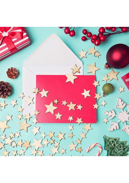 Karışık Boyut 100PCS Tarzı Mini Ahşap Yıldız Dilimleri Karışık Boyutlu Ahşap Yıldız Dekoru Ahşap Yıldız Şekli Etiketleri Noel Düğün Parti Dıy El Sanatları Için (Yurt Dışından)