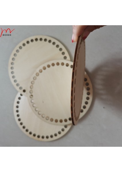 Bir Stil Tasarla 10CM 20 Parça Ahşap Tığ Sepeti Alt Tabançay Ahşap Altlık Tabanı Yuvarlak Ahşap Sepet Tığ Sepeti Için Üst Kapak (Yurt Dışından) fırsatları
