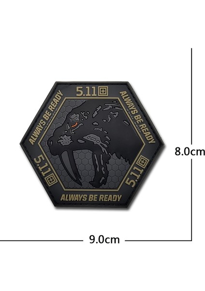C15-2 Stili 3D Taktik Yelek Nakış 511BADGE Ordu Pvc Velcro Yamalar Askeri Kol Bandı Su Geçirmez Sırt Çantası Sticker Giyim Çanta Aplike (Yurt Dışından)