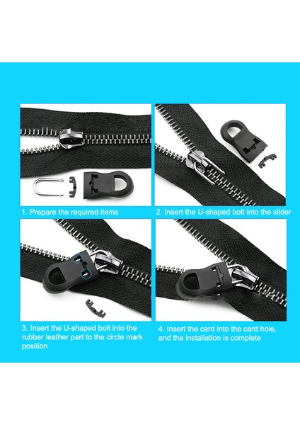 Altın Tarzı Ayrılabilir Metal Fermuarlı Elbise Çantası Fermuar Tamir Kaydırıcısı Kolye Fermuar Tokası Aksesuarları Seyahat Çantası Bavul Fermuar Aracı (Yurt Dışından)