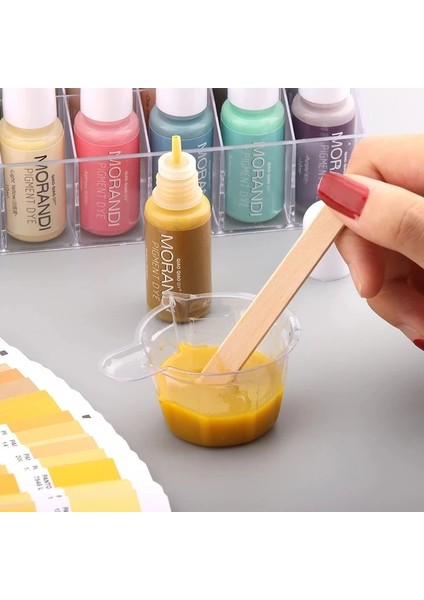 No.7 Tarzı 24 COLORS10ML Regments Dıy Uv Epoksi Reçine Kalıp Boyama Boya Morandi Sıvı Boya Mürekkep Alkol Renklendirici Takı Yapımı Araçları (Yurt Dışından)