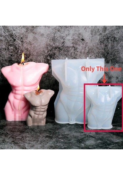 Küçük 03 Tarzı 3D Çekici Insan Vücudu Silikon Mum Kalıbı Dıy Portre Aromatik Mum Yapımı Alçı Sabun Reçine Kalıp Hediyeler Ev Dekor Zanaat (Yurt Dışından)