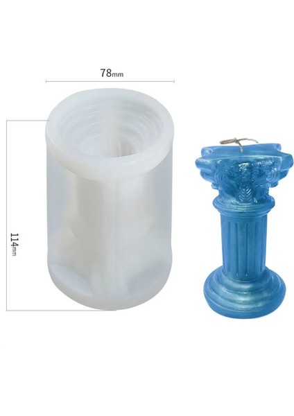 Kalıp-E Tarzı Dıy Silikon Mum Kalıbı Sanat Insan Vücudu Şekli Mum Kalıbı 3D Insansı Mum Yapımı Araçları Mum Kalıbı Mum Yapımı Kalıpları (Yurt Dışından)