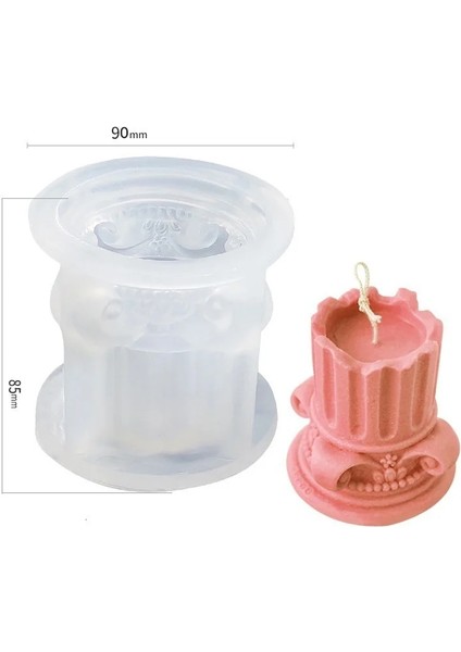Kalıp-E Tarzı Dıy Silikon Mum Kalıbı Sanat Insan Vücudu Şekli Mum Kalıbı 3D Insansı Mum Yapımı Araçları Mum Kalıbı Mum Yapımı Kalıpları (Yurt Dışından)