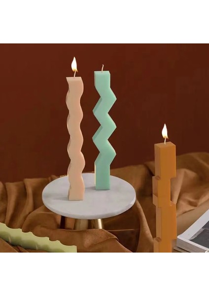 Kalıp-D Tarzı 3D Uzun Şekilli Silika Jel 3D Silikon Kalıplar Mum Yapımı Için Silikon Kalıp Malzemeleri Mumlar Için Balmumu Silikon Kalıpları Silikon Kalıpları (Yurt Dışından)