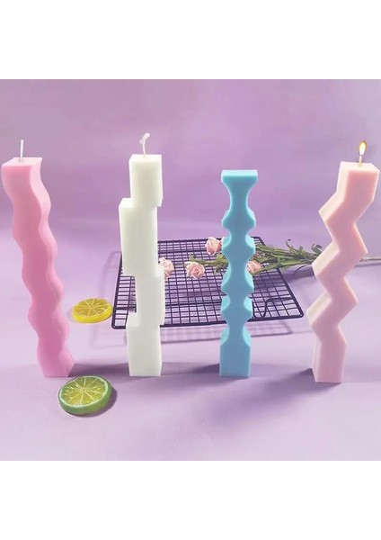 Kalıp-D Tarzı 3D Uzun Şekilli Silika Jel 3D Silikon Kalıplar Mum Yapımı Için Silikon Kalıp Malzemeleri Mumlar Için Balmumu Silikon Kalıpları Silikon Kalıpları (Yurt Dışından)