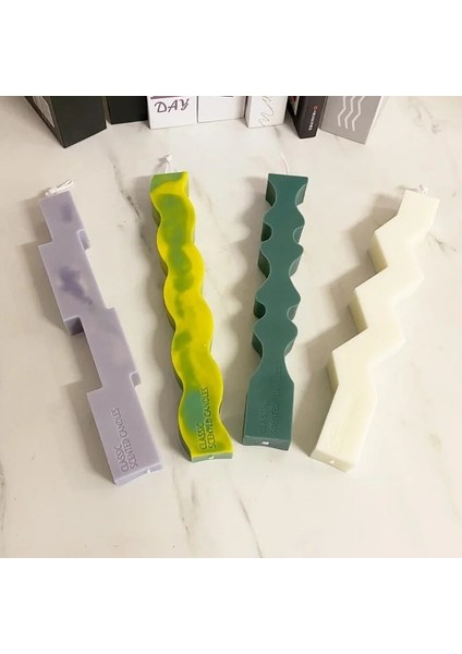 Kalıp-D Tarzı 3D Uzun Şekilli Silika Jel 3D Silikon Kalıplar Mum Yapımı Için Silikon Kalıp Malzemeleri Mumlar Için Balmumu Silikon Kalıpları Silikon Kalıpları (Yurt Dışından)