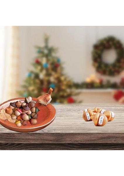 Ahşap Acor Acorn Şekli Ahşap Peg Bebekler Dıy Kalıp Bitmemiş Boya Leke Dıy Craft Ev Dekorasyonu Süsleme (Yurt Dışından)
