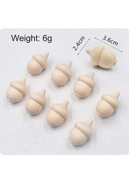10 Adet Tarzı 3-4cm 20 Adet Ahşap Palamut Dıy El Sanatları Bitmemiş Ahşap El-Boyalı Oyuncak Araba Ahşap Günlük Renk Takı Aksesuarları Ev Dekorasyon Süsler (Yurt Dışından)