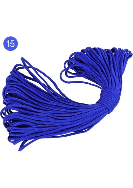 No.15 Tarzı 100FT Colorfull Aracord 5mm Paraşüt Kordonları Ipi Çadır Halat 7 Telleri 31 Metre Yards Yürüyüş Kamp Halatları Için Paracord (Yurt Dışından)
