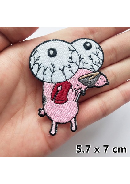 NO.966 Stili Moda Ay Çıkartmaları Nakış Yamaları Balina Dıy Demir On Patch Işlemeli Yamalar Rozet Aplikler Giyim Sırt Çantası Için (Yurt Dışından)