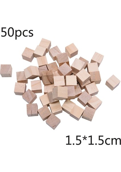 S02-1.5CM-50 Adet Tarzı Doğal Çam Yuvarlak Bitmemiş Ahşap Dilimleri Ağaç Kabuğu ile Daireler Günlük Diskler Dıy Boyama Ahşap Tahta Düğün Parti Dekor (Yurt Dışından)