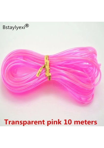 Antik Gümüş Tarzı 10 Metre Şeffaf Güzel Mix Renk 2mm Hollow Kauçuk Boru Kordon Halat Kapak Bellek Tel Yenilik El Sanatları (Yurt Dışından)