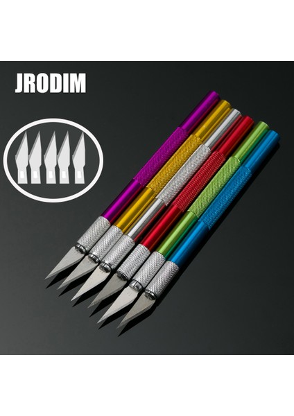 Gümüş 1 Takım Tarzı Oyma Metal Bıçak Dıy Sanat Kesme Aleti Zanaat Kesme Kinfe Bıçaklı Oyma Kesici Güvenlik Kesici Kağıt Bıçak Kesme Kalemi (Yurt Dışından)