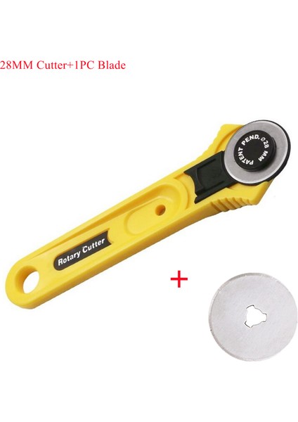 Kesici 1 Bıçak Stili mm Patchwork Makaralı Tekerlek Bıçağı Kumaş Kesme Bıçağı Deri Kağıt Kumaş Craft Kumaşlar Döner Kesici Dıy Dikiş Aksesuarları (Yurt Dışından)